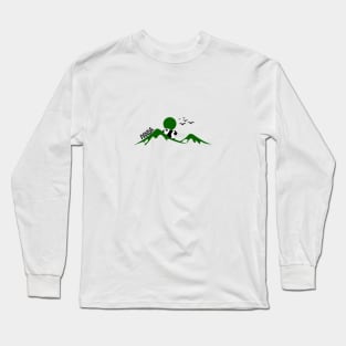 Panda Bear Mountain Long Sleeve T-Shirt